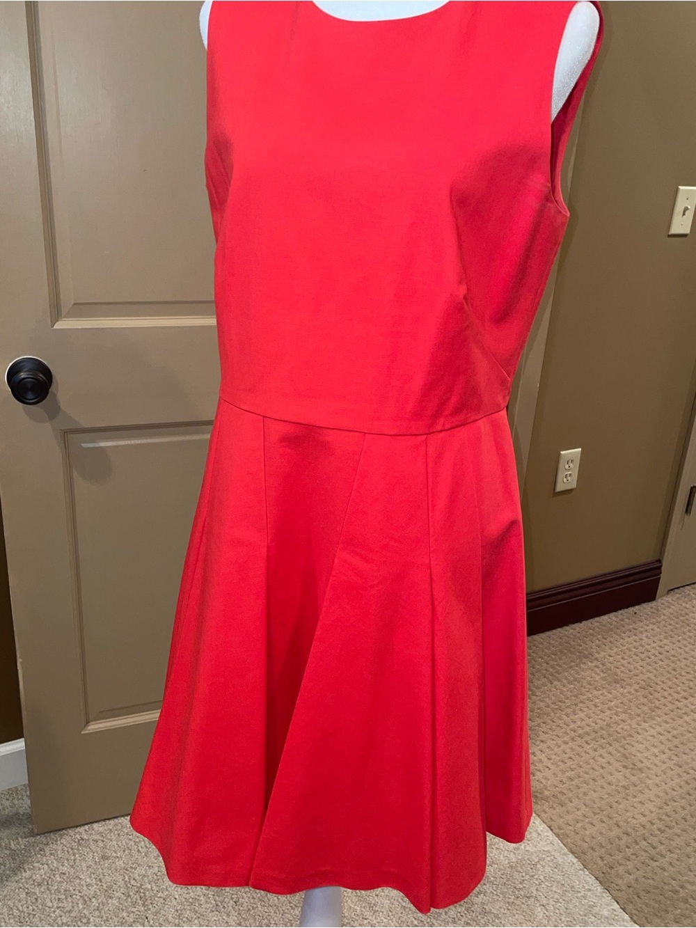 RED Valentino Vibrant Red A-Line dress